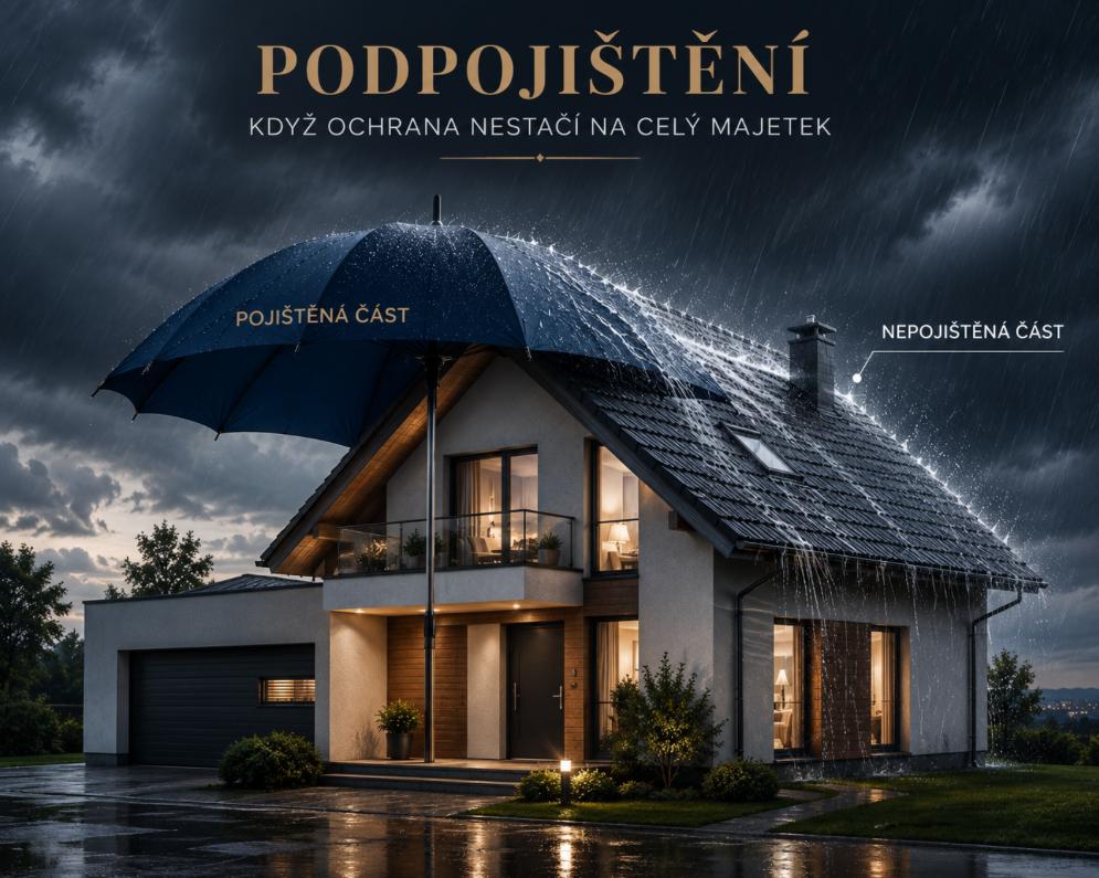 Podpojištění nemovitosti: proč vás při požáru nebo povodni nemusí pojišťovna vyplatit v plné výši